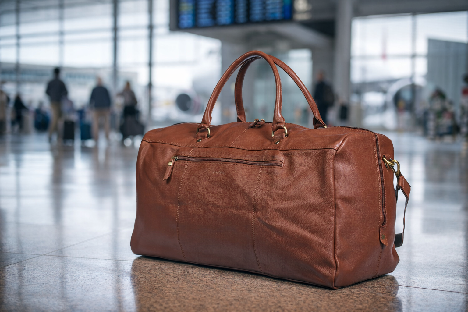 Travel Bag Vintage Cognac 