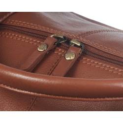 Travel Bag Vintage Cognac 