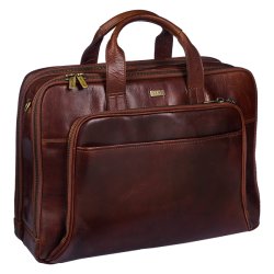 3295 | Computertaske 17 " Vintage skind