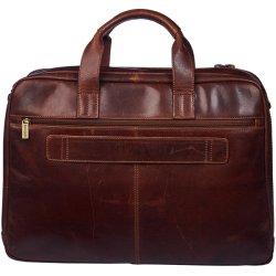 3295 | Computertaske 17 " Vintage skind