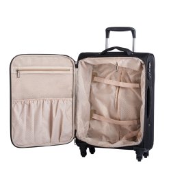 34-series | Sydney Trolley 2 Pcs Set Black R-pet