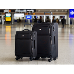 34-series | Sydney Trolley 2 Pcs Set Black R-pet