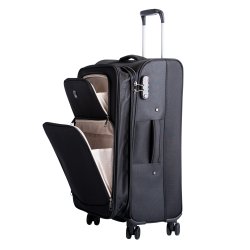 34-series | Sydney Trolley 2 Pcs Set Black R-pet