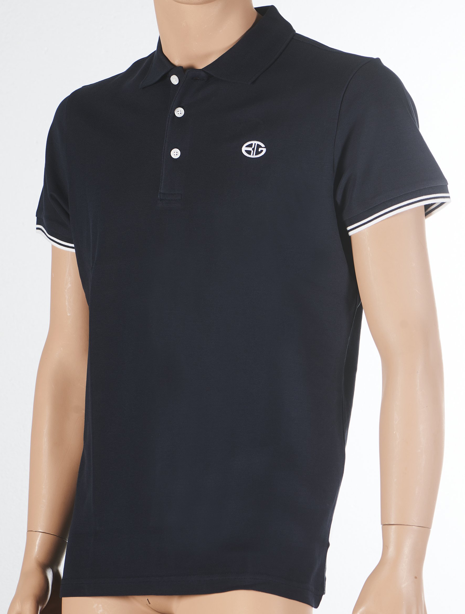 65 15 | Poloshirt S.Pique Navy/White