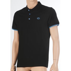 60 61 | Poloshirt H.Pique Black/Navy